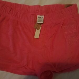 Pink by vs xl varsity shorts